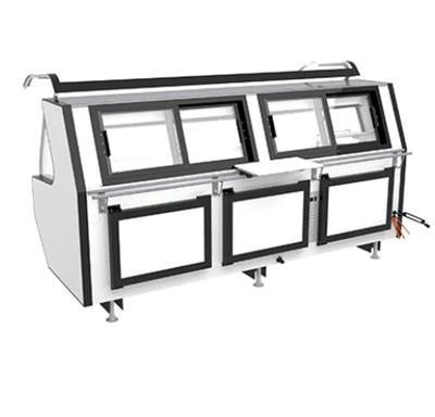 Pro Kold Curved Glass 99 Refrigerated Fresh Meat Display Case with Front Lift Glass in Other Business & Industrial - Image 3