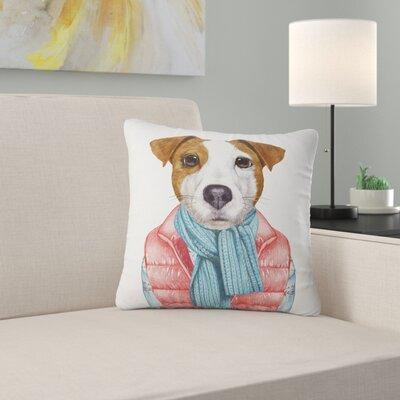 East Urban Home Animal Funny Jack Russell in Formal Suit Pillow in Bedding