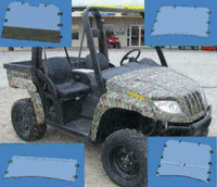Windshield Arctic Cat Prowler 550, 650, 700, 1000 [Square tubes] 2006-11 Back Window Dust Panel, Roof at 30-50% off OEM