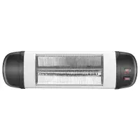 GAMLIF 1500W Wall Terrace Heater With Remote Control / First Gear / Fake Firewood / Single Colour / 1 Quartz Tube RT