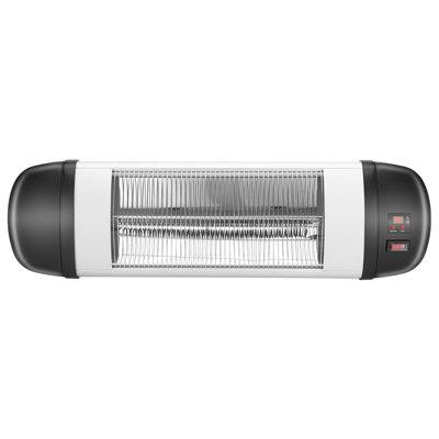 GAMLIF 1500W Wall Terrace Heater With Remote Control / First Gear / Fake Firewood / Single Colour / 1 Quartz Tube RT in Patio & Garden Furniture