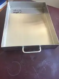 Stainless Steel Food Pan with Handles