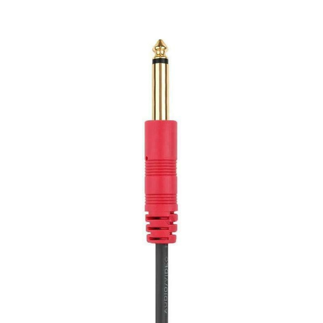 9 ft. - Dual 6.35mm Male to Dual 2RCA Male Mono Audio Cable - AUX, DVD Mixer, Audio Connected Wire Male Jack, Digital Co in General Electronics in West Island - Image 2