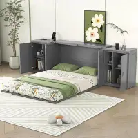 Latitude Run® Murphy Bed With Shelves