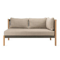 Vincent Sheppard Lento 65.4'' Wide Teak Loveseat with Cushions