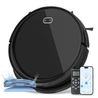 Bring Home Furniture Robot Vacuum Cleaner, Robot Vacuum And Mop Combo With Wifi/App, Self-Charging For Pet Hair Hardwood