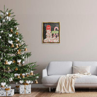 The Holiday Aisle® The Holiday Aisle®® Letters For Santa Mail Framed Floater Canvas Wall Art Design By Hannah Byatt