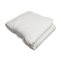 NEW 10X10 FT & 10X20 FT WHITE THICK INSULATED TARP FOR STORAGE BUILDING