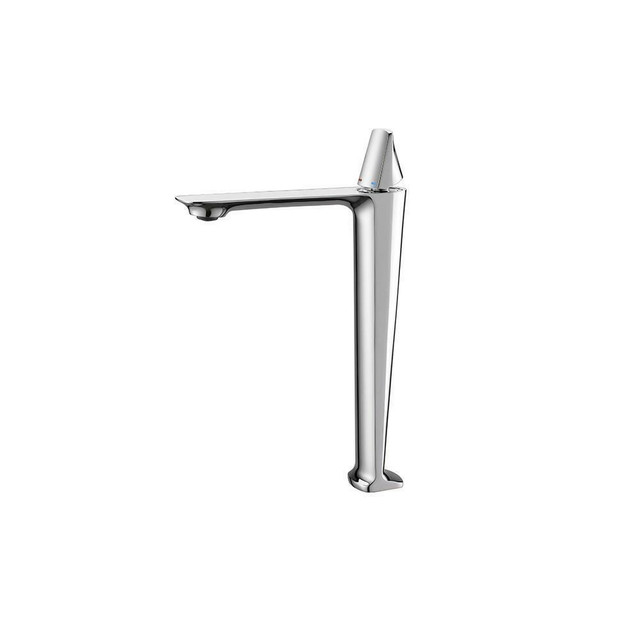 Sleek Styled 12.5H - 1 Handle, 1 Hole Vessel Faucet - Available in Chrome or Black in Plumbing, Sinks, Toilets & Showers - Image 4