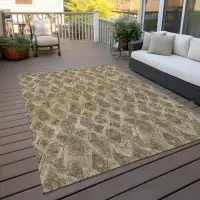 Langley Street Rectangle Aubriella Indoor/Outdoor Area Rug with Non-Slip Backing