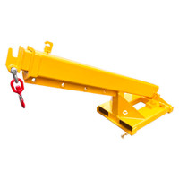 3T Adjustable Mobile Crane Lifting Hoist Truss Jib Boom Hook #170056