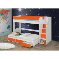 Harriet Bee Athalla Twin Loft Bed with Bookcase by Harriet Bee