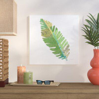 Bay Isle Home™ 'Tropical Fun Palms IV' Watercolor Painting Print