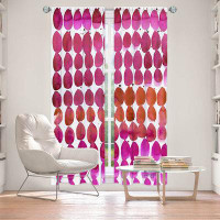 East Urban Home Lined Window Curtains 2-Panel Set For Window Size From East Urban Home By Kathy Stanion - Colour Jewels