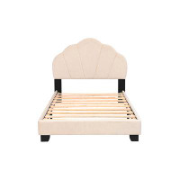 House of Hampton Upholstered Twin Size Platform Bed For Kids