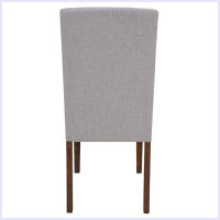 Red Barrel Studio Linen Parsons Chair Dining Chair