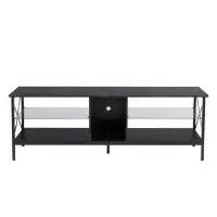 Ebern Designs TV Stand with Open Shelves