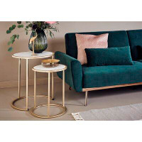 East Urban Home Sol 2 Piece Coffee Table Set