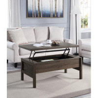Gracie Oaks Wood Coffee Table With Lift Top