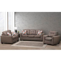 Latitude Run® Cala Fabric Upholstered Sofa, Loveseat And Chair