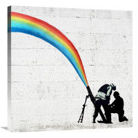 East Urban Home Colour Soldiers - Wrapped Canvas Print