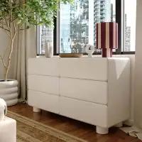 Latitude Run® Taneal White 6-Drawer Dresser