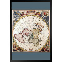 Trinx Flat Earth Antique Vintage Travel World Map With Cities In Detail Map Posters For Wall Map Art Wall Decor Geograph
