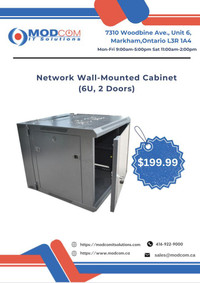 Network Cabinet 6U, 2 Doors - Top Quality Network Wall-Mounted Cabinet FOR SALE!!!