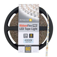 Armacost Lighting Ribbonflex Pro LED Tape Light, Bright White (4000K), 60Leds/M, 8' (2.5M) 24V