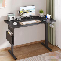 The Twillery Co. Algoma 47.24 W Electric Height Adjustable Standing Desk with Spacious Workspace