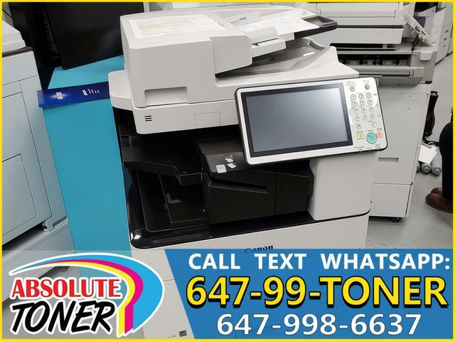 $99/mo. Lease LOW COUNT ONLY 3k C5535i II ImageRunner Advance Multifunction Color Printer Office Copier Printer Scanner in Printers, Scanners & Fax in Ontario - Image 2
