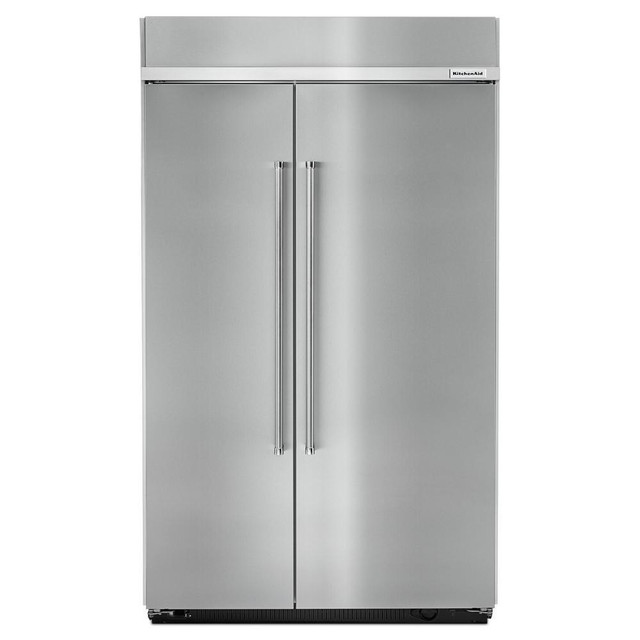 Kitchen Aid KBSN608ESS 48 Counter Depth Built In Side by Side Refrigerator 30.0  Cu. Ft. Capacity in Refrigerators in Mississauga / Peel Region - Image 2