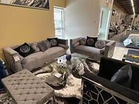 Grey Silver Sofa Set at special Offer !!