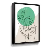 Orren Ellis Planted IV Gallery Wrapped Floater-Framed Canvas