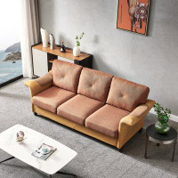 Charlton Home Living Room Furniture Sofa With Wood Leg