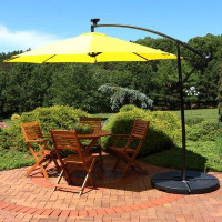 Arlmont & Co. Byron Lighted Cantilever Umbrella