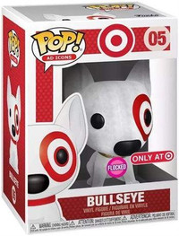 Funko POP! Ad Icons - Target Dog Bullseye (Flocked) #5 - SDCC 2019 Exclusive Deb