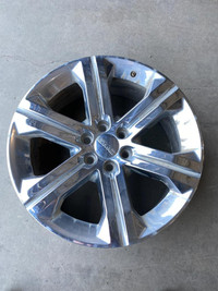 One 22 inch X 10inch wide 6X139 GMC Denali wheel