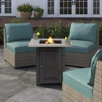 Sol 72 Outdoor™ Sabina Steel Propane Fire Pit Table