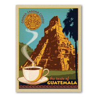 East Urban Home Affiche rétro café guatemala