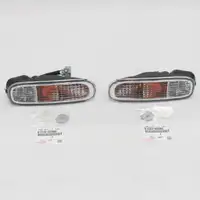Toyota Supra 1997-1998 JZA80 Front Bumper Clear Turn Signal Lights Lamps Assembly Set Left &amp; Right