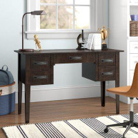 Three Posts™ Baby & Kids Kalyn Solid Wood Desk with Built in Outlets