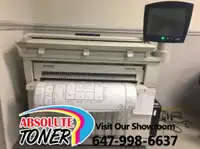 36 Xerox Wide Format 6605 Laser Engineering Digital Plan Printer B/W Copy Colour Scan Demo Unit Only 14k Square foot