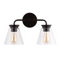 Longshore Tides Shadow 2 - Light Dimmable Oil Rubbed Bronze Vanity Light