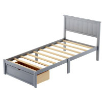Winston Porter Buschwick Solid Wood Platform Storage Bed