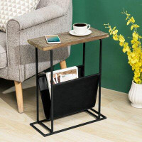 17 Stories Frame End Table with Storage