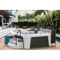 AquaRest Spas, powered by Jacuzzi® pumps DayDream Ensemble 6-Person 35-Jet Hot Tub with Spa Accessories, powered By Jacu