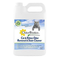 OdorBiotics Pet Stain-Odor Eliminator Cat Litter Boxes, Small Animal Cages Chinchilla, Ferret, Guinea Pig, Hamster