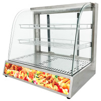 Commercial Heavy Duty 110v 500w Food Pizza Warmer Display Case # 122066