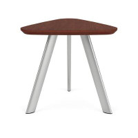 Lesro Willow Lounge Reception End Table Steel Legs High Pressure Laminate Top